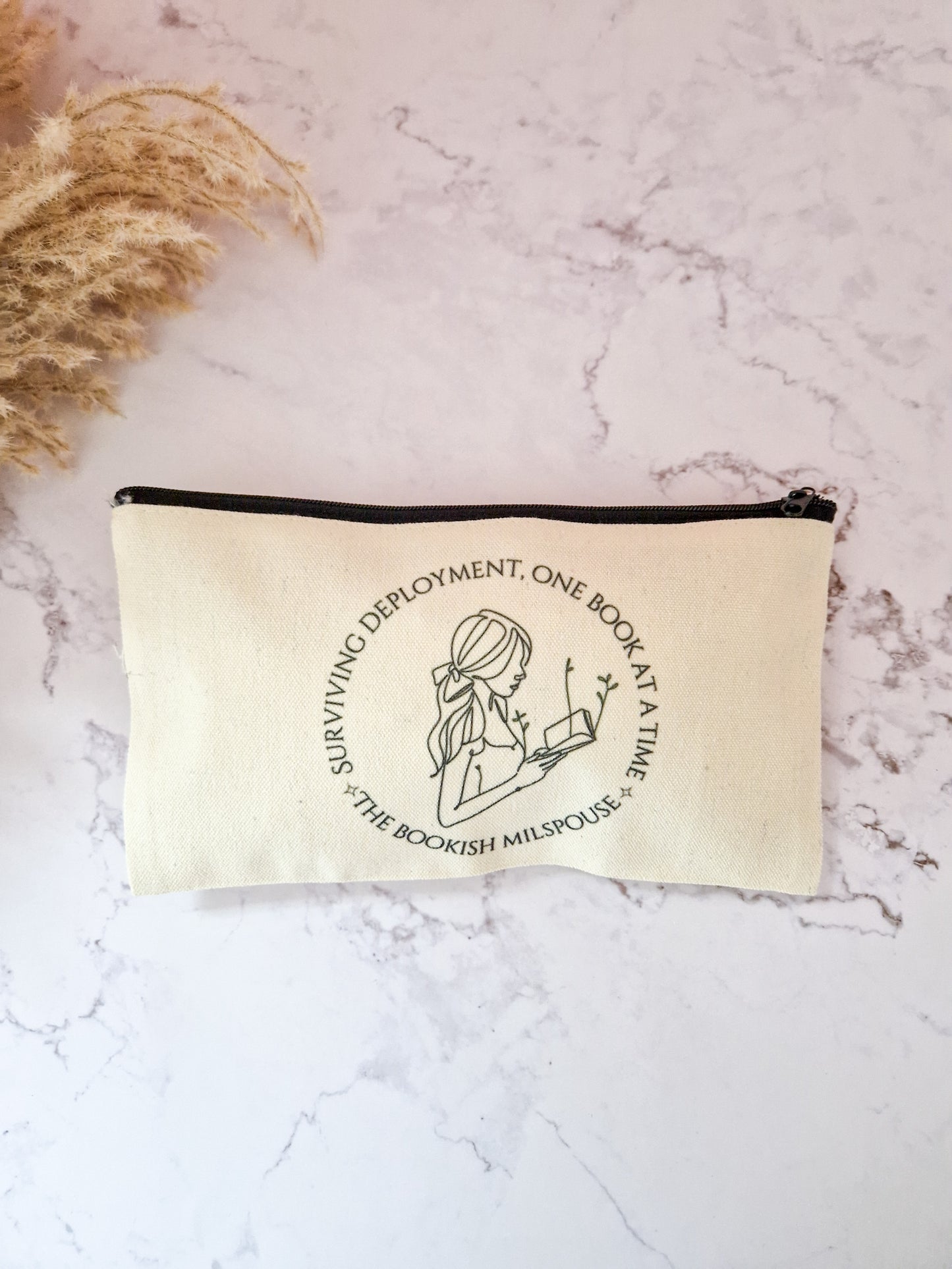 Canvas Small bag 'Milspo reading'
