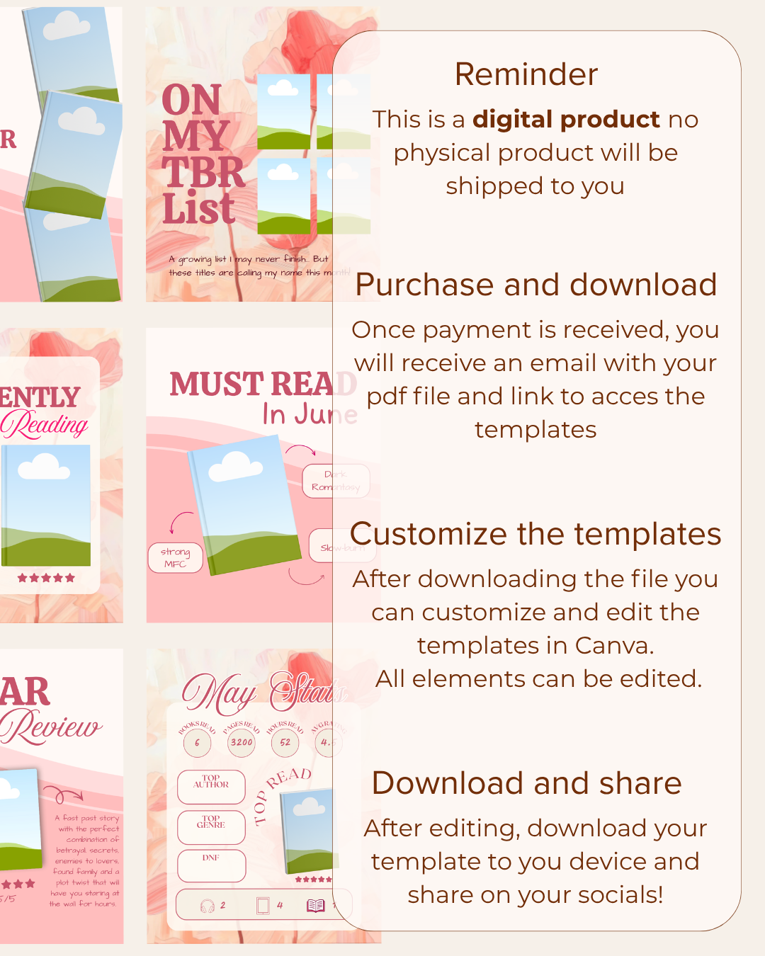 PACKAGE DEAL: JUNE Content Planner + FREE MAY/JUNE Templates