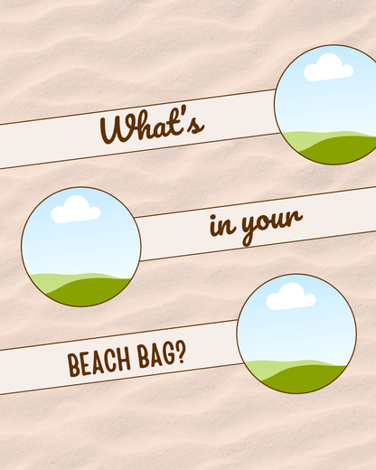 Bookstagram Canva Template Beach Bag