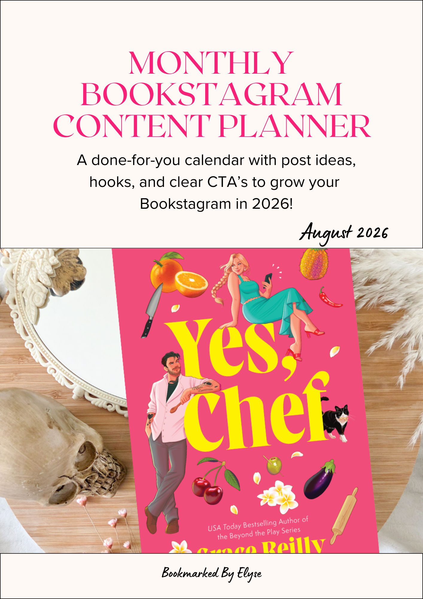 AUGUST Bookstagram Content Planner