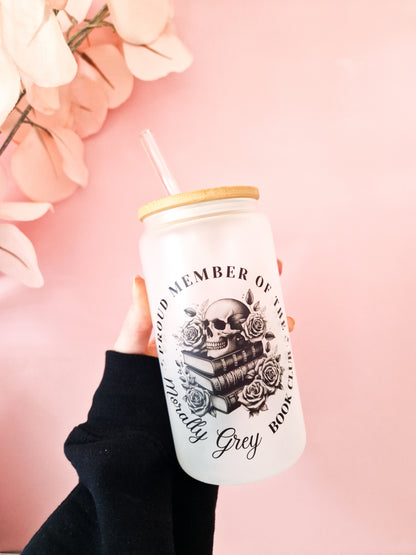 Glass cup Morally Grey'