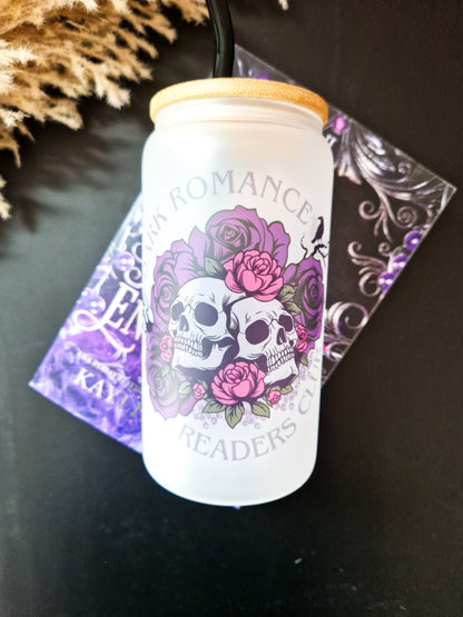 Glass cup 'Dark Romance'