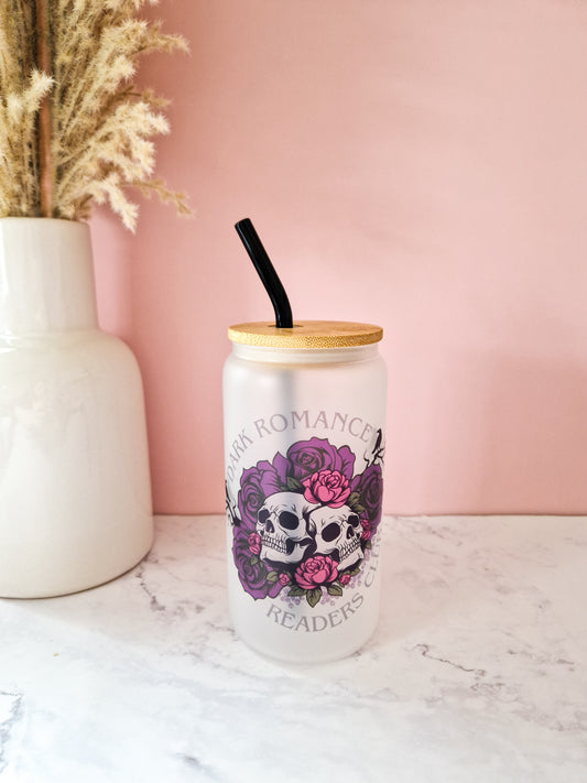 Glass cup 'Dark Romance'