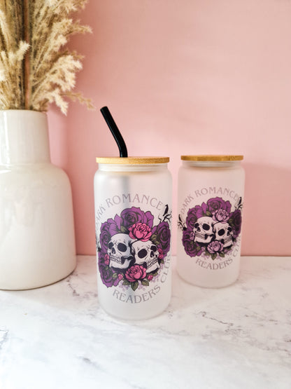 Glass cup 'Dark Romance'