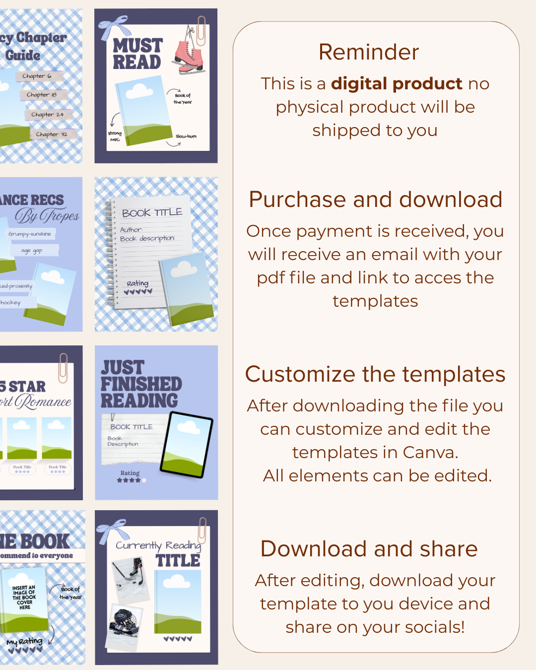 Templates Sports Romance SMALL pack