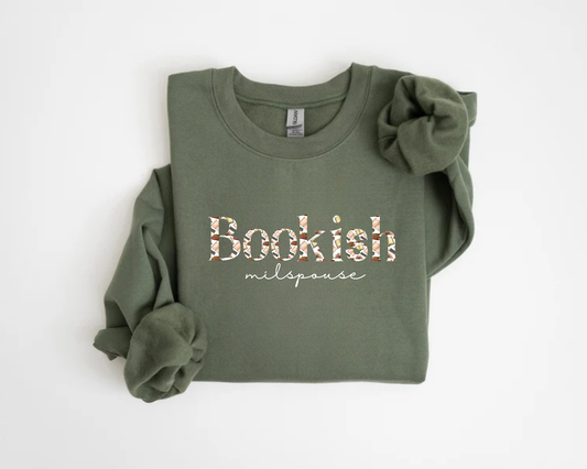 Sweatshirt Bookish Milspouse