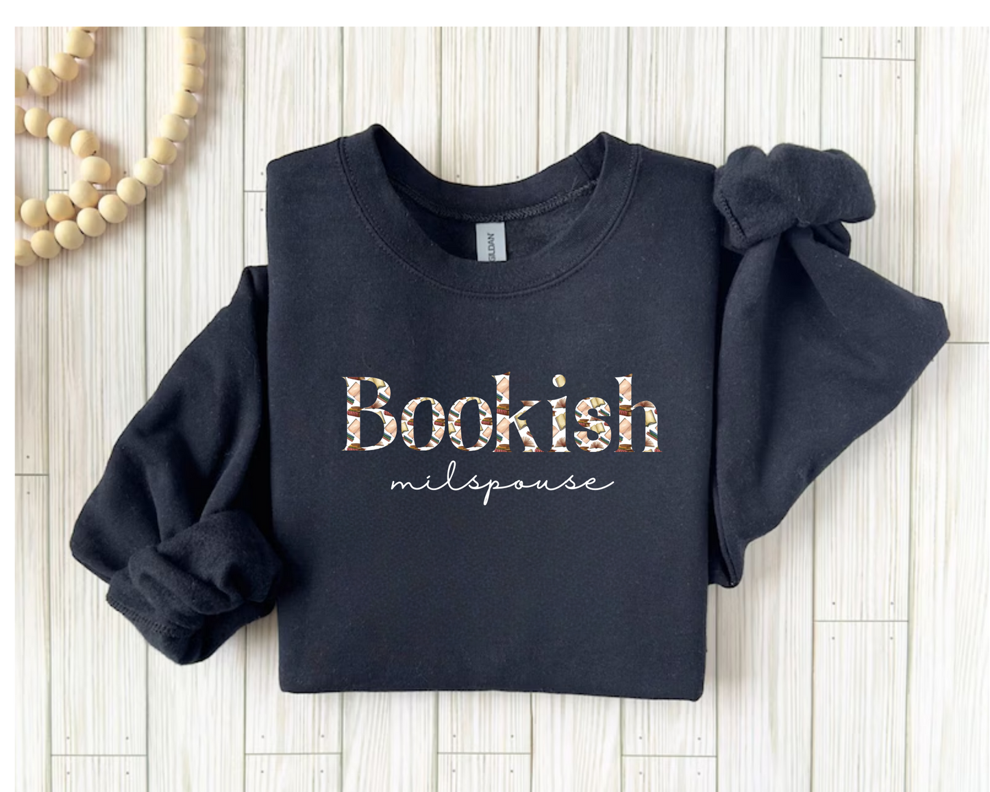 Sweatshirt Bookish Milspouse