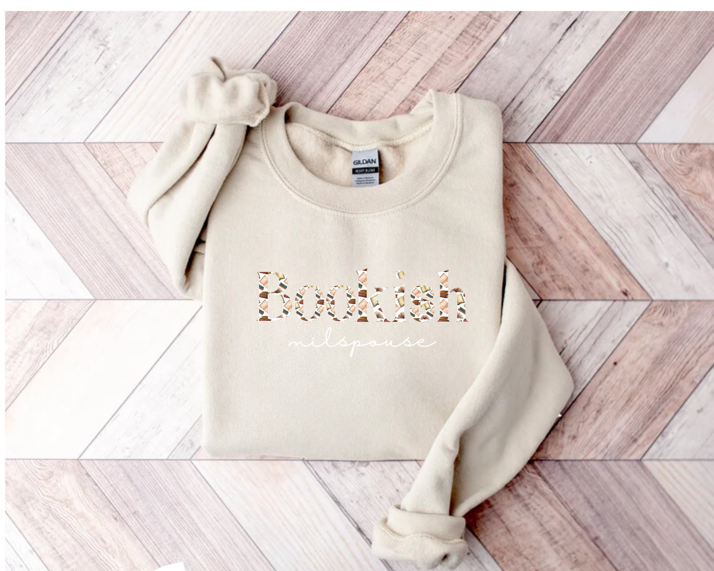 Sweatshirt Bookish Milspouse