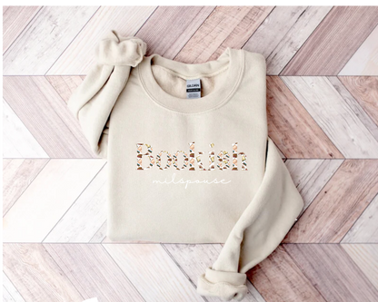 Sweatshirt Bookish Milspouse
