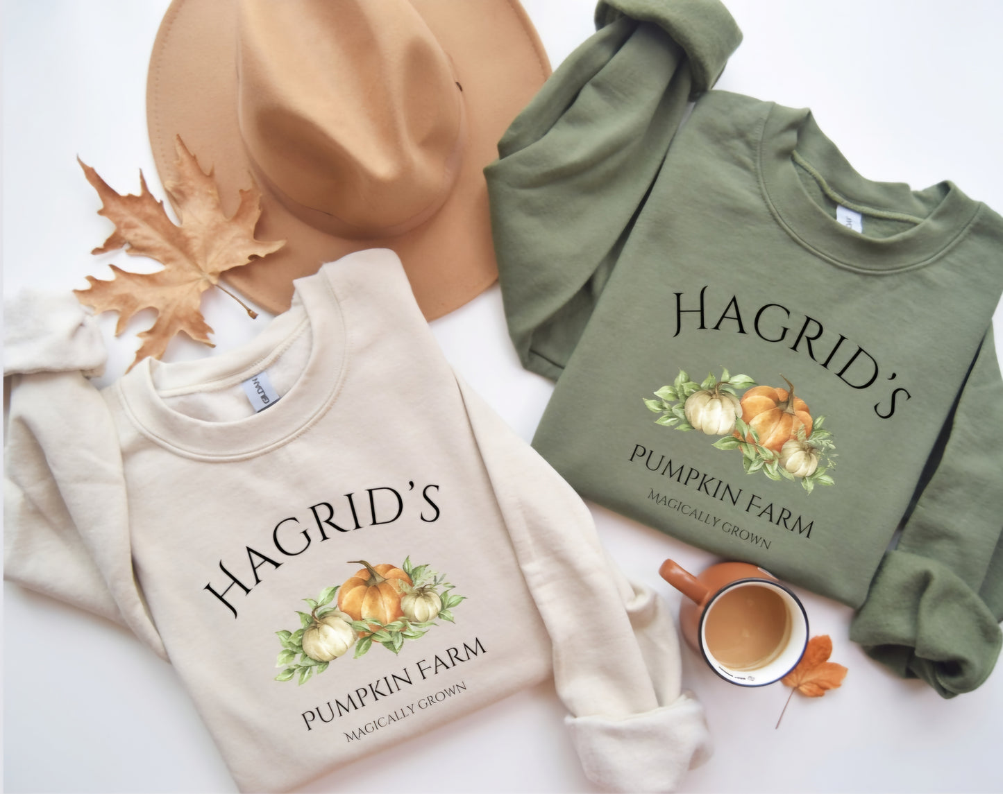 Halloween Sweatshirt 'Hagrid's Pumpkin Farm'